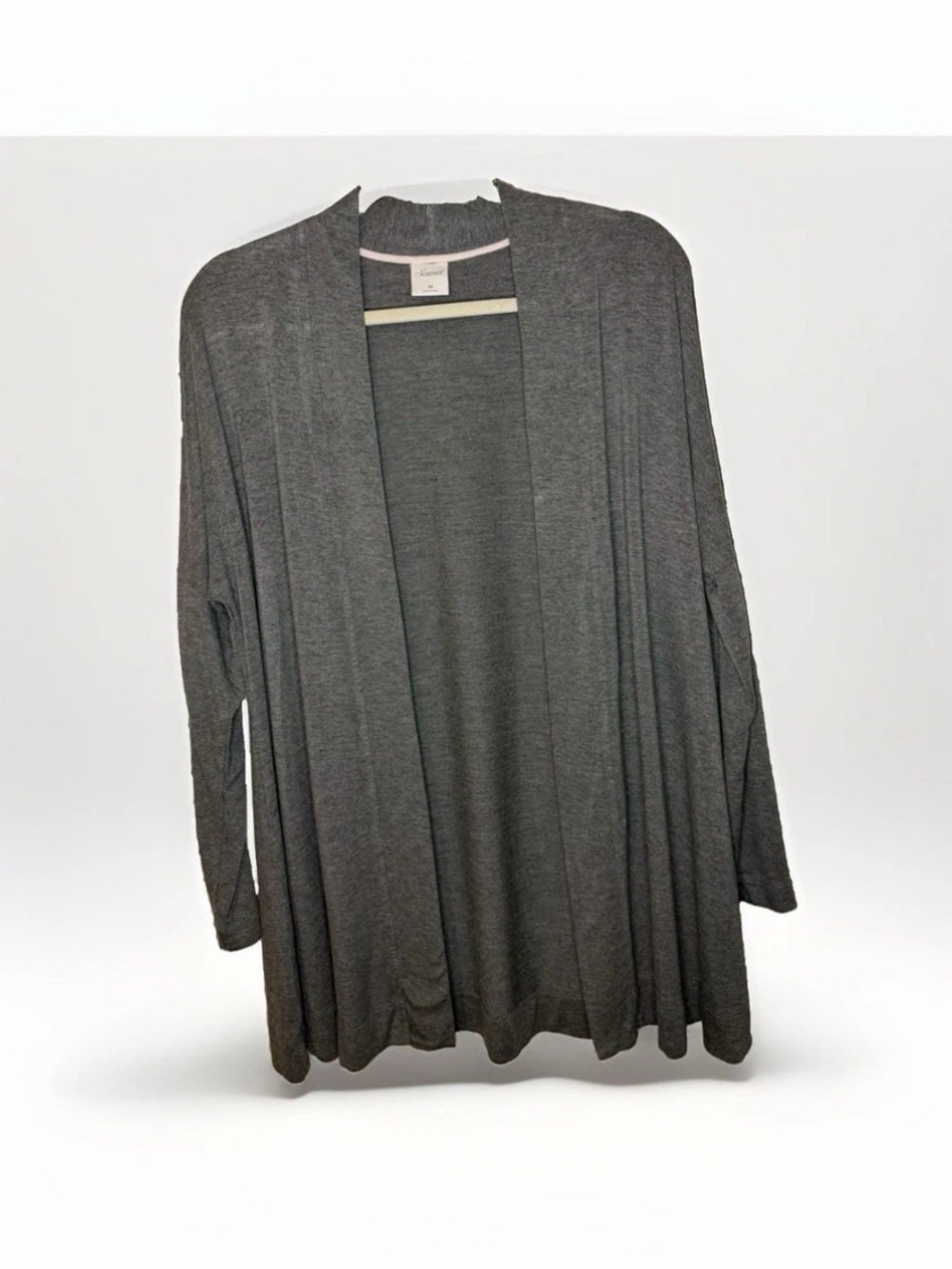 Soma Dark Gray Open-Front Women's Cardigan